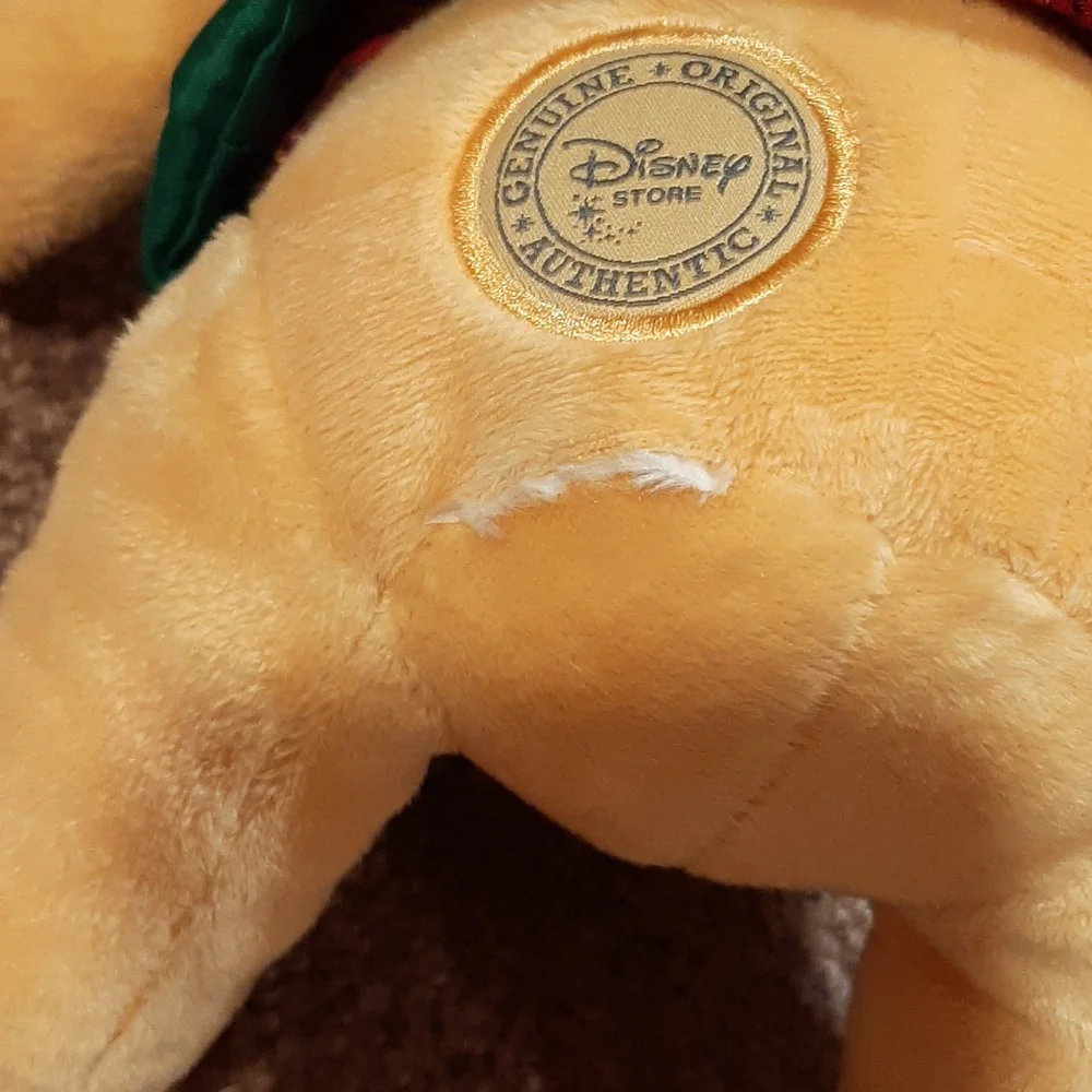 NWOT Disney Lumberjack Pooh Plush